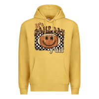 Antique Gold it's game day y'all football smiley face Premium Hoodie - BarkalooDesign