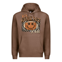 Chestnut it's game day y'all football smiley face Premium Hoodie - BarkalooDesign