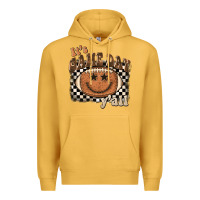 Mustard it's game day y'all football smiley face Premium Hoodie - BarkalooDesign