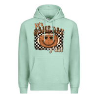 Seafoam it's game day y'all football smiley face Premium Hoodie - BarkalooDesign