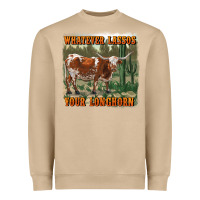 Mushroom whatever lassos your longhorn Heavyweight Sweatshirt - RanaPortraitStore