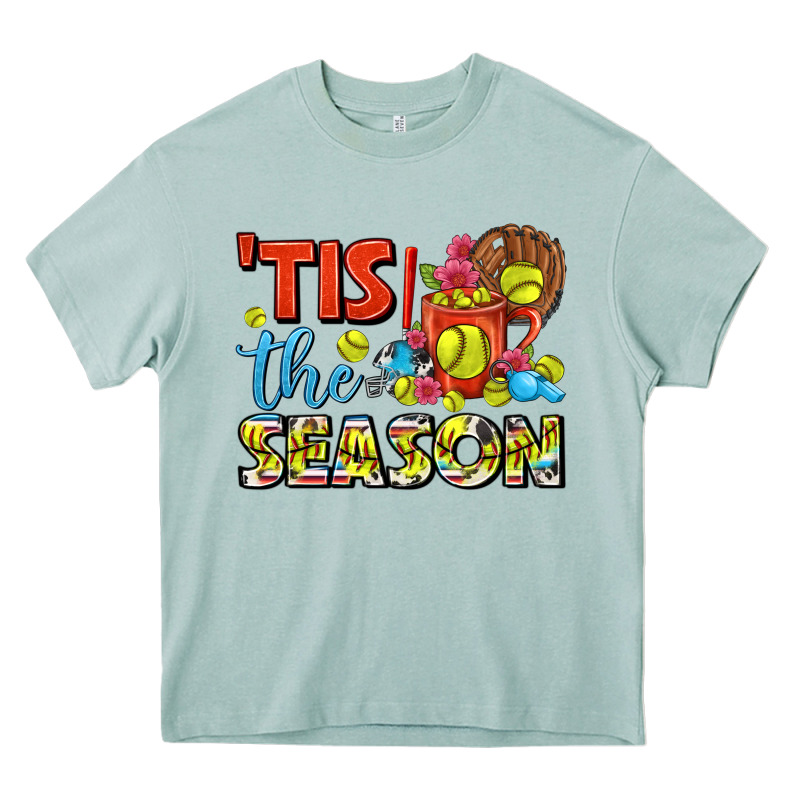 Tis The Season  Softball Coffee Mug Heavy Core Tee by FaDigitalArtStudio | Teevron
