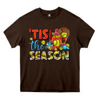 Chocolate Brown tis the season  softball coffee mug Heavy Core Tee - FaDigitalArtStudio