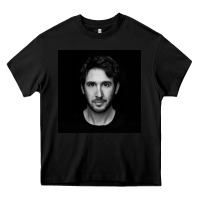 Black josh groban Heavy Core Tee - linhVisuals