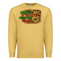 Antique Gold coffee and christmas cheer Premium Sweatshirt - RanaPortraitStore