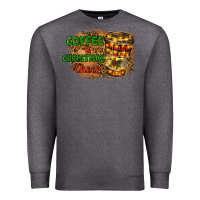 Charcoal Heather coffee and christmas cheer Premium Sweatshirt - RanaPortraitStore