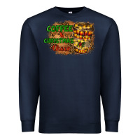 Navy coffee and christmas cheer Premium Sweatshirt - RanaPortraitStore