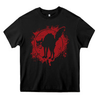 Black Anarchist Black Cat Heavy Core Tee - linhVisuals