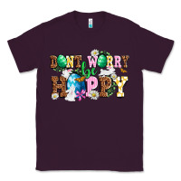 Plum Easter Day Don't worry be hoppy Classic Tee - OliviaCreatesArt