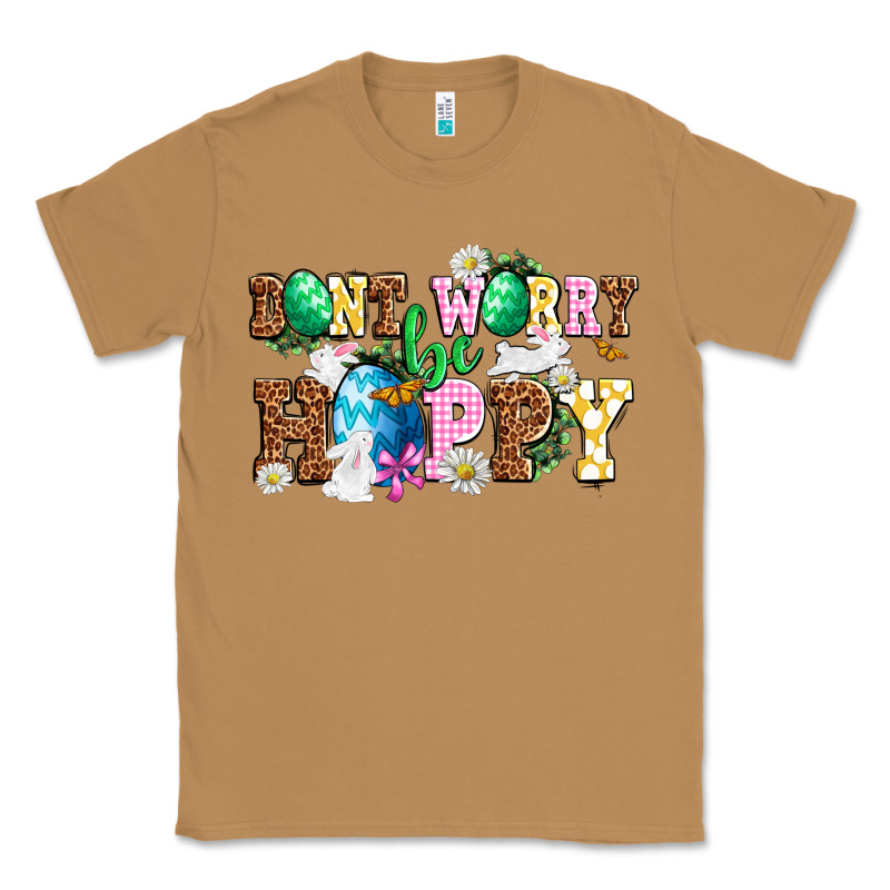Easter Day Don't Worry Be Hoppy Classic Tee by OliviaCreatesArt | Teevron