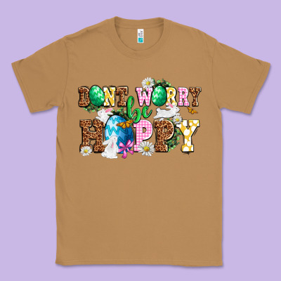 Easter Day Don't Worry Be Hoppy Classic Tee Designed By Oliviacreatesart
