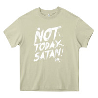 Mossy not today satan funny anti satan Heavy Core Tee - linhVisuals