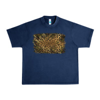 Navy Camouflage Leopard Background Urban Heavy Tee - Jasminsmagicworld