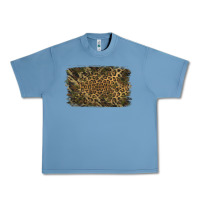 Pebble Blue Camouflage Leopard Background Urban Heavy Tee - Jasminsmagicworld