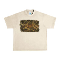 Sandshell Camouflage Leopard Background Urban Heavy Tee - Jasminsmagicworld