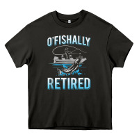 Asphalt ofishally retired fishing men Heavy Core Tee - linhVisuals