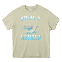 Mossy ofishally retired fishing men Heavy Core Tee - linhVisuals