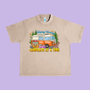 Making Memories Campsites Time Urban Heavy Tee Designed By Cowhidedigitalart