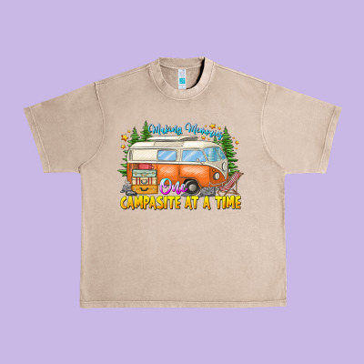 Making Memories Campsites Time Urban Heavy Tee Designed By Cowhidedigitalart