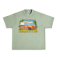 Oil Green Making Memories Campsites Time Urban Heavy Tee - CowhideDigitalArt