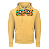 Vintage Mustard Cow fall pumpkin Vintage Hoodie - Artiststas