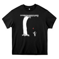 Black giving tree Heavy Core Tee - linhVisuals
