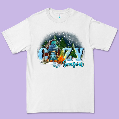 Cozy Season Premium Tee Designed By Fadigitalartstudio