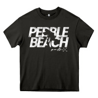 Asphalt pebble beach golf cypress tree Heavy Core Tee - linhVisuals