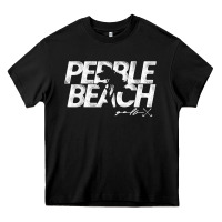 Black pebble beach golf cypress tree Heavy Core Tee - linhVisuals
