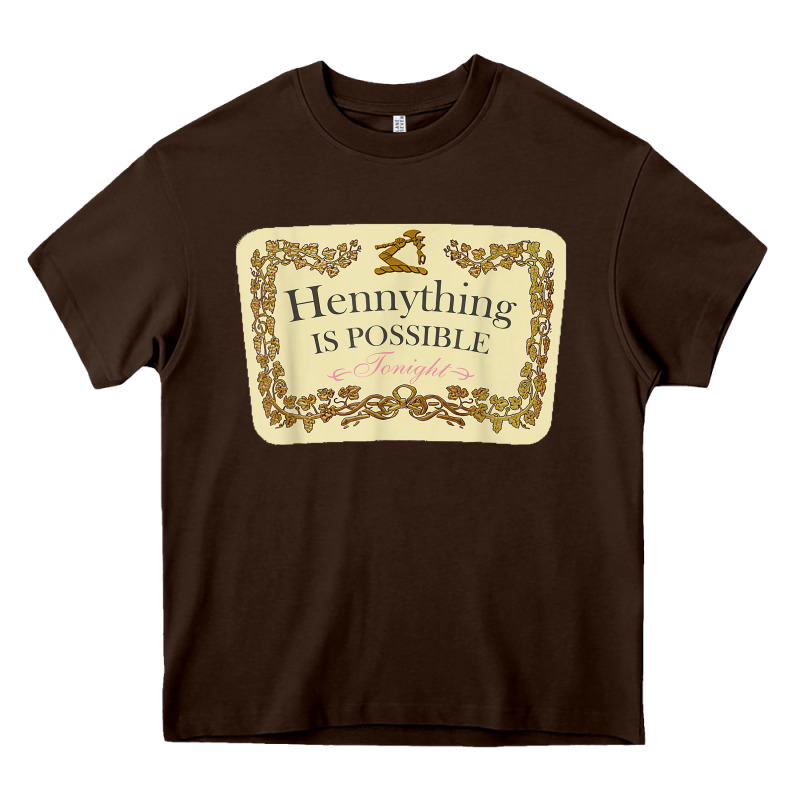 Hennything Is Possible Heavy Core Tee by linhVisuals | Teevron