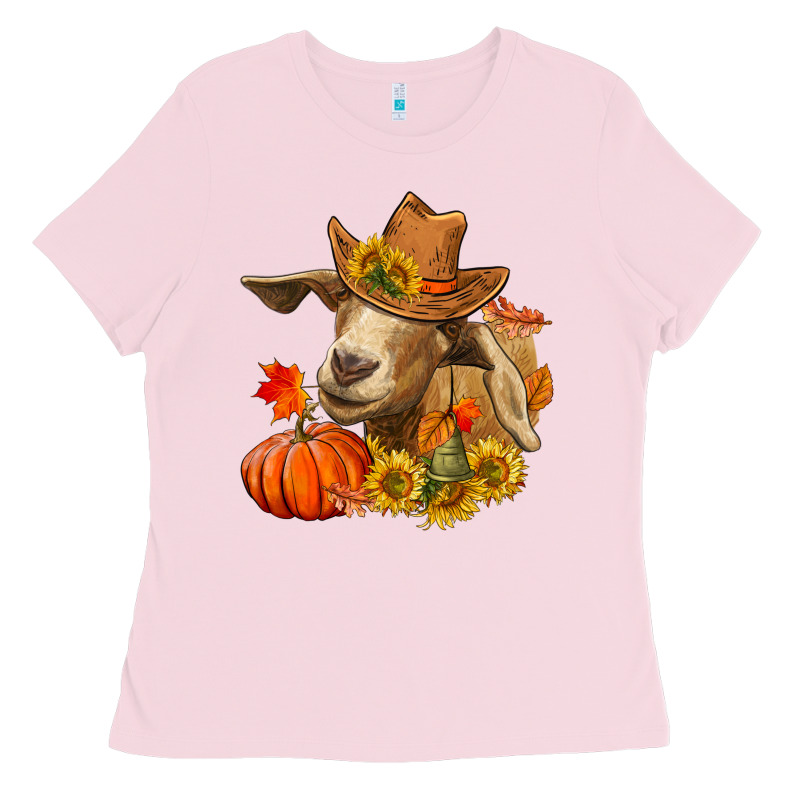 Fall Goat Ladies Tee by LillyAllenDesigns | Teevron
