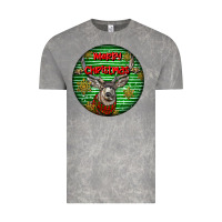 Mule Buck Deer Head Christmas Vintage Tee | Teevron