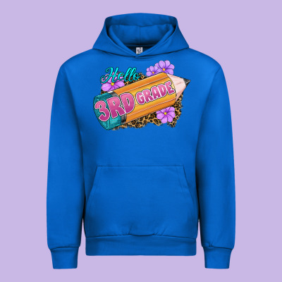 Hello 3rd Grade Urban Hoodie Designed By Ranaportraitstore