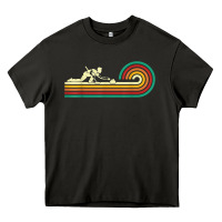 Asphalt curler sliding curling stone retro curling Heavy Core Tee - linhVisuals