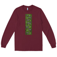 Burgundy zebra Long Sleeve Tee - LillyAllenDesigns