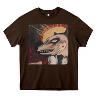 Chocolate Brown andrew jackson jihad Heavy Core Tee - linhVisuals