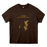 Chocolate Brown jesse malin  music Heavy Core Tee - linhVisuals
