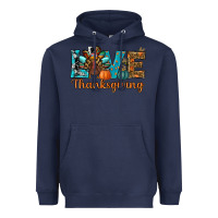 Navy love thanksgivings turkey Heavyweight Hoodie - RanaPortraitStore