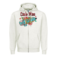 Oatmeal Heather little miss third grade Zipper Hoodie - Jasminsmagicworld