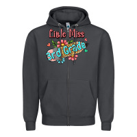 Smoke little miss third grade Zipper Hoodie - Jasminsmagicworld