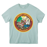 Arona salisbury university vectorized Heavy Core Tee - linhVisuals