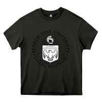 Asphalt Benedictine University Heavy Core Tee - linhVisuals