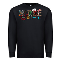 Black christmas nurse Premium Sweatshirt - RanaPortraitStore