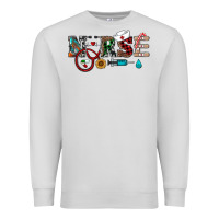 Dove Grey christmas nurse Premium Sweatshirt - RanaPortraitStore