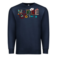 Navy christmas nurse Premium Sweatshirt - RanaPortraitStore
