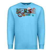 Ocean Blue christmas nurse Premium Sweatshirt - RanaPortraitStore
