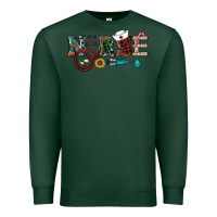 Sports Green christmas nurse Premium Sweatshirt - RanaPortraitStore