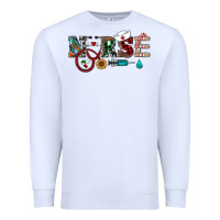 White christmas nurse Premium Sweatshirt - RanaPortraitStore