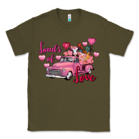 Army Green Loads of love Valentine's Day farm truck Classic Tee - FaDigitalArtStudio
