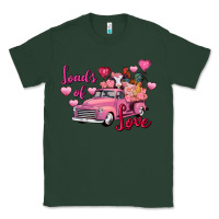 Loads Of Love Valentine's Day Farm Truck Classic Tee | Teevron